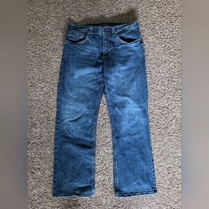 Mens Silver Gordie Jeans Relaxed Fit Straight Leg